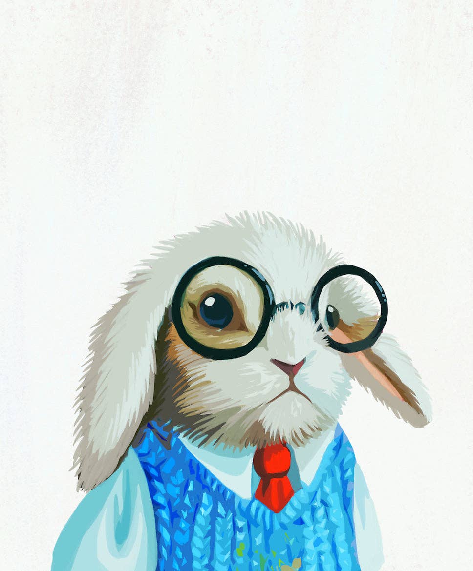 Bunny Greeting Card - 0