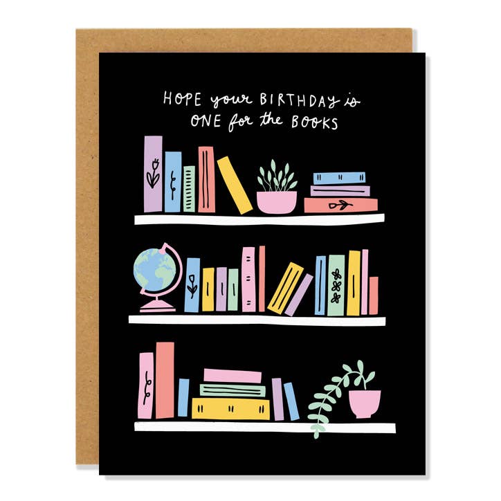 One for the Books Birthday Card