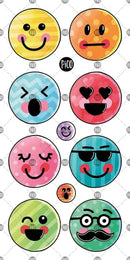 The Emotional Emojis - Temporary Tattoos-2