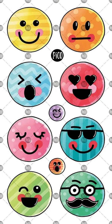 The Emotional Emojis - Temporary Tattoos - 0