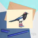 American Magpie Greeting Card-2