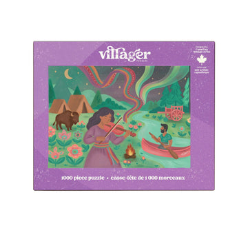 Villager Puzzles | Dancing Sky | 1000-Piece Puzzle | Designed in Canada - 0