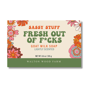 Fresh Out of F*cks Goat Milk Bar Soap (8.6oz)