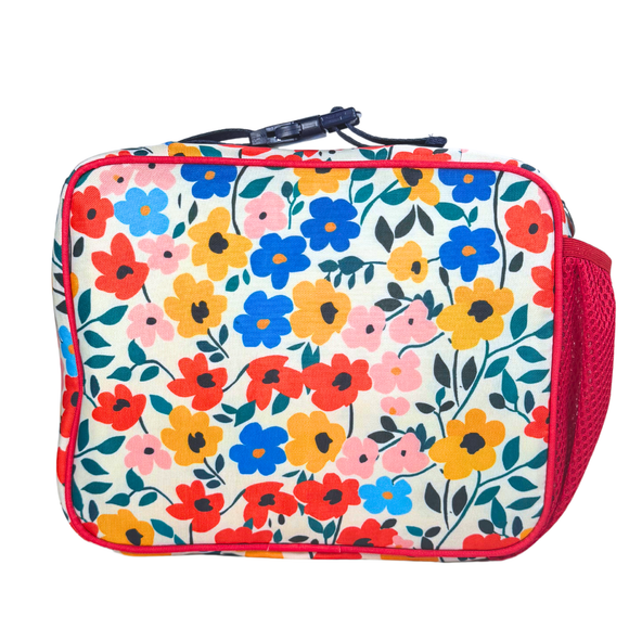 Yumbox Classic Lunch Bag – Insulated Poppy Flowers Print Lunch Tote for Stylish Kids & Adults
