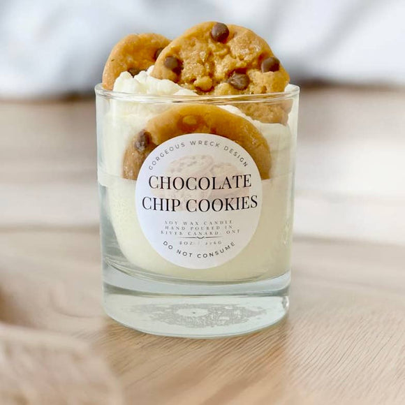 Chocolate Chip Cookie Dessert Candle