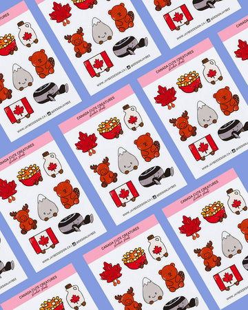 Canada Mini Sticker Sheet - 0