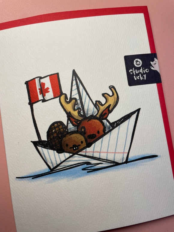 Greeting Card - Oh Canada