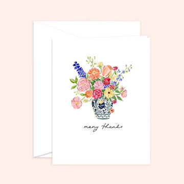Many Thanks Greeting Card - 0