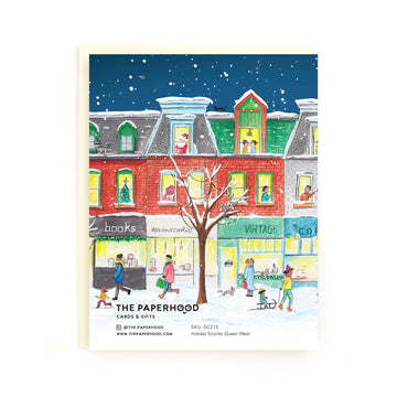 Toronto Queen Street Wraparound Holiday Card - 0