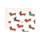 Christmas Dogs Joyeux Noel Card-1