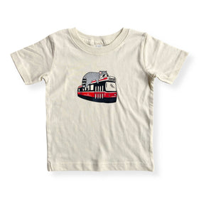 Toronto Streetcar Raccoon Kids Tshirt