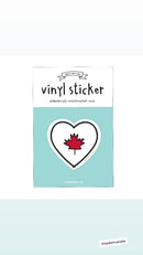 Canada Heart Flag Vinyl Sticker-2