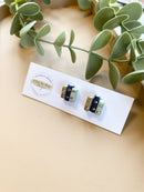 Book Library Stud Earrings  -4