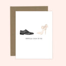 Happily Ever After Mr + Mrs Newlywed Greeting Card-1