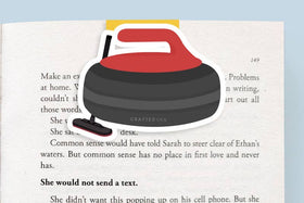 Curling Jumbo Magnetic Bookmark - 0