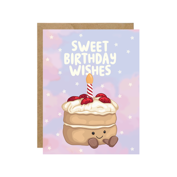 Sweet Birthday Wishes Cake - Card