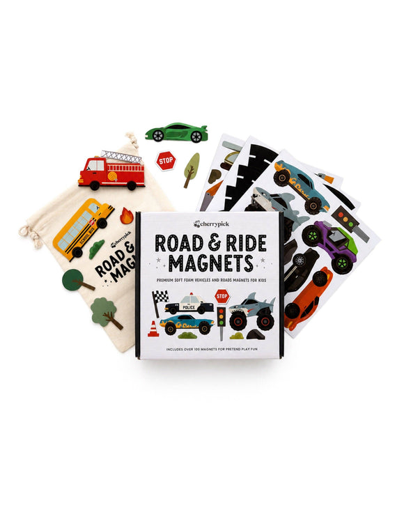 Road & Ride Car Magnets Set (100pc set)
