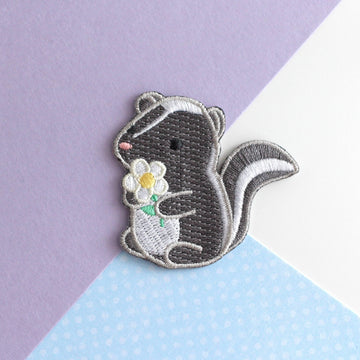 Cute Skunk Embroidered Patch