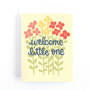 Cute Floral New Baby Card-1