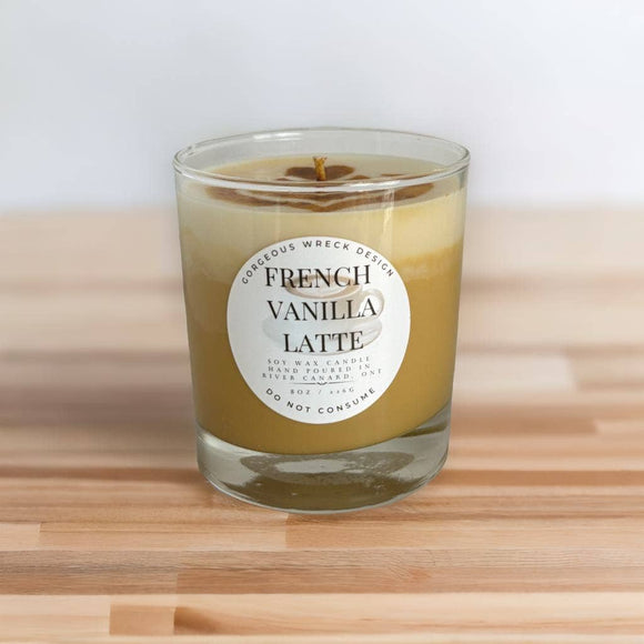 French Vanilla Latte Dessert Candle