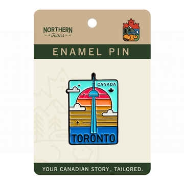 Sunset CN Tower Enamel Pin - 0