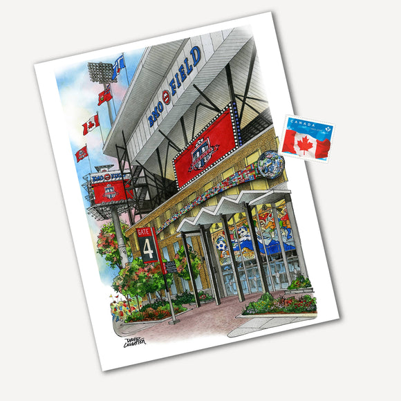 BMO Soccer Field Toronto Postcard
