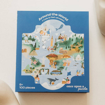 Around the World! A Look & Find Adventure 100 Piece - 0