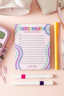 Overstimulated . . . So, Making Another List - Notepad-2