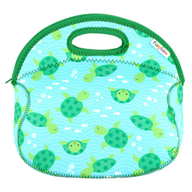 Large, Machine Washable Lunch Bag for Kids - Sea Turtles