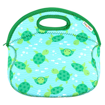 Large, Machine Washable Lunch Bag for Kids - Sea Turtles