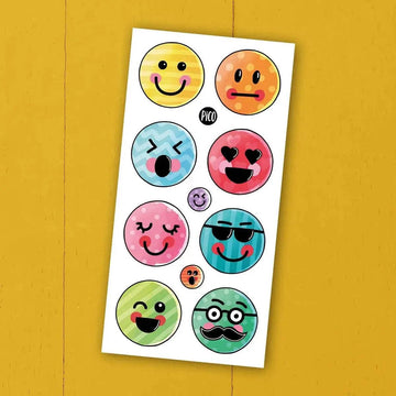 The Emotional Emojis - Temporary Tattoos