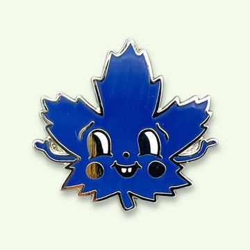 Canada Maple Leaf Blue Enamel Pin