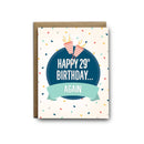Happy 29th again birthday greeting card-1