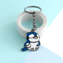 Toronto Blue Jay with Baseball Enamel Keychain-3