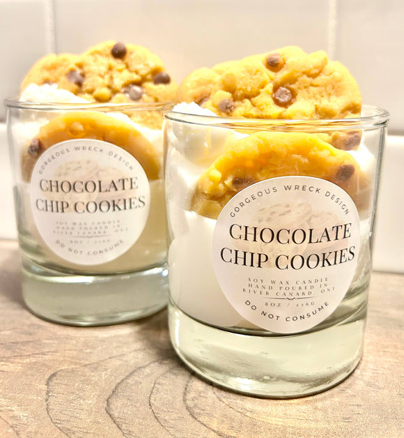 Chocolate Chip Cookie Dessert Candle