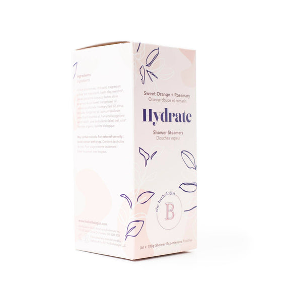 The Bathologist Hydrate Shower Steamers 