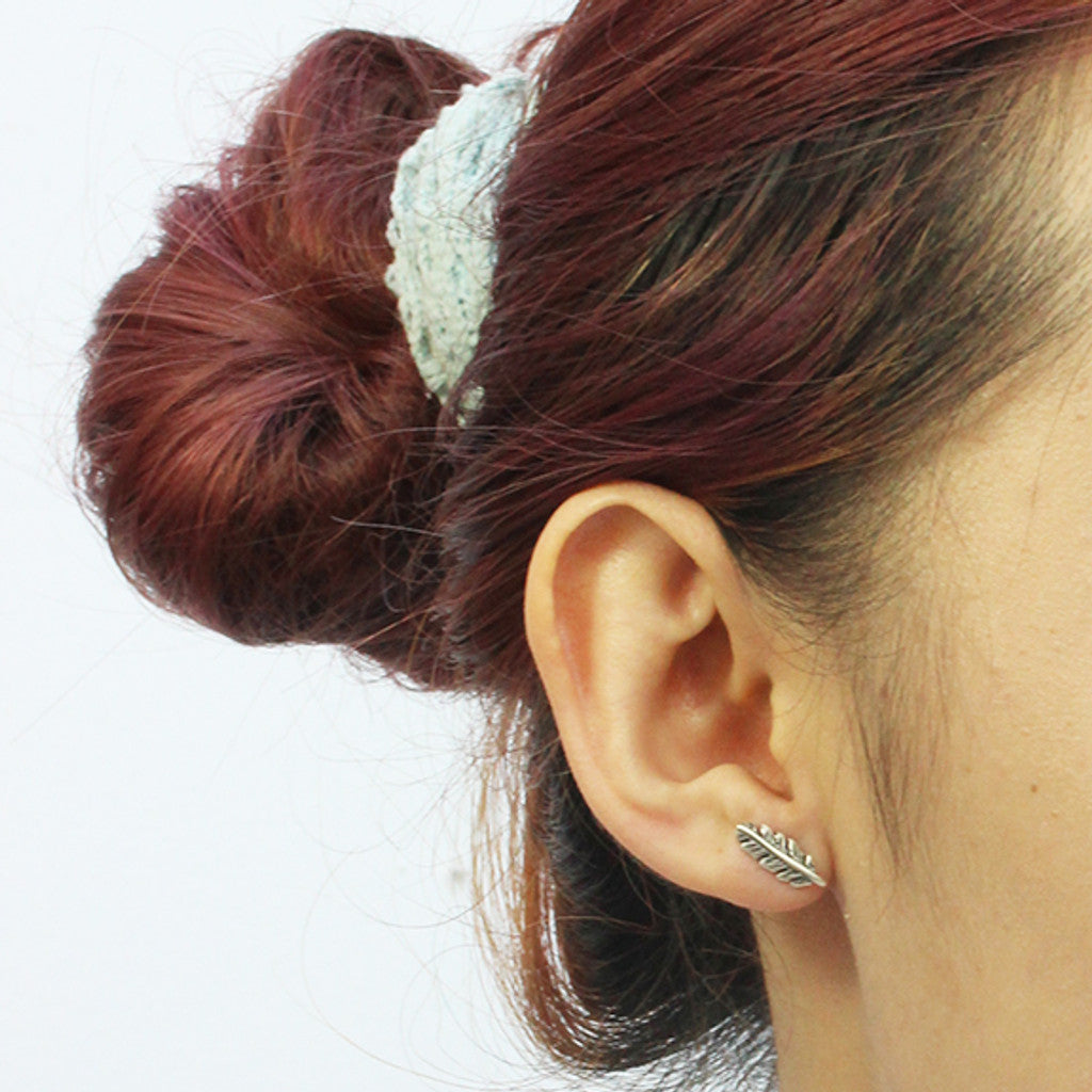 Bronze Feather Studs | Marmalade Designs - 0