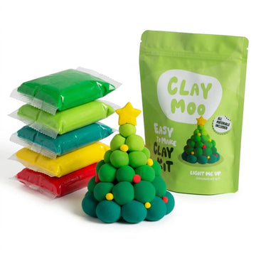 Xmas Tree Ornament Clay Crafting Kit