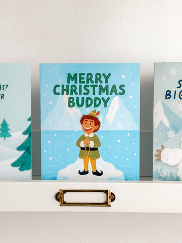 Merry Christmas Buddy - Elf Holiday Card - 0