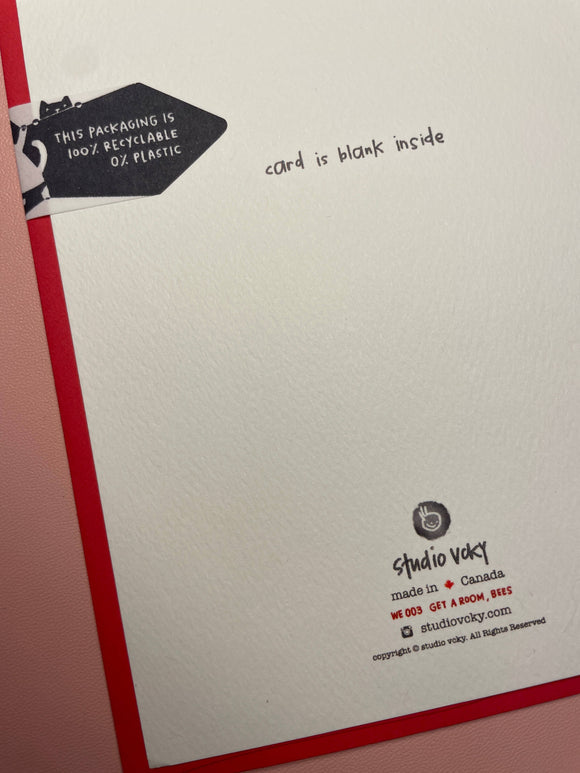 Greeting Card - Get A Room, Bees