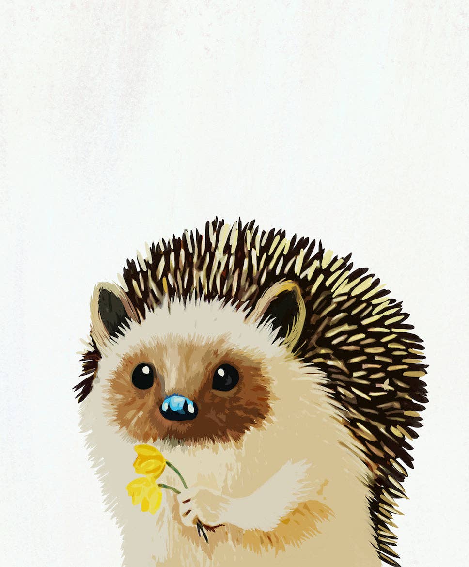 Hedgehog Greeting Card - 0