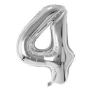 34" Number Helium Balloons (gold, silver and rainbow)-15