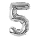 34" Number Helium Balloons (gold, silver and rainbow)-16