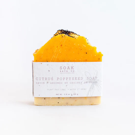 Citrus Poppyseed Soap Bar