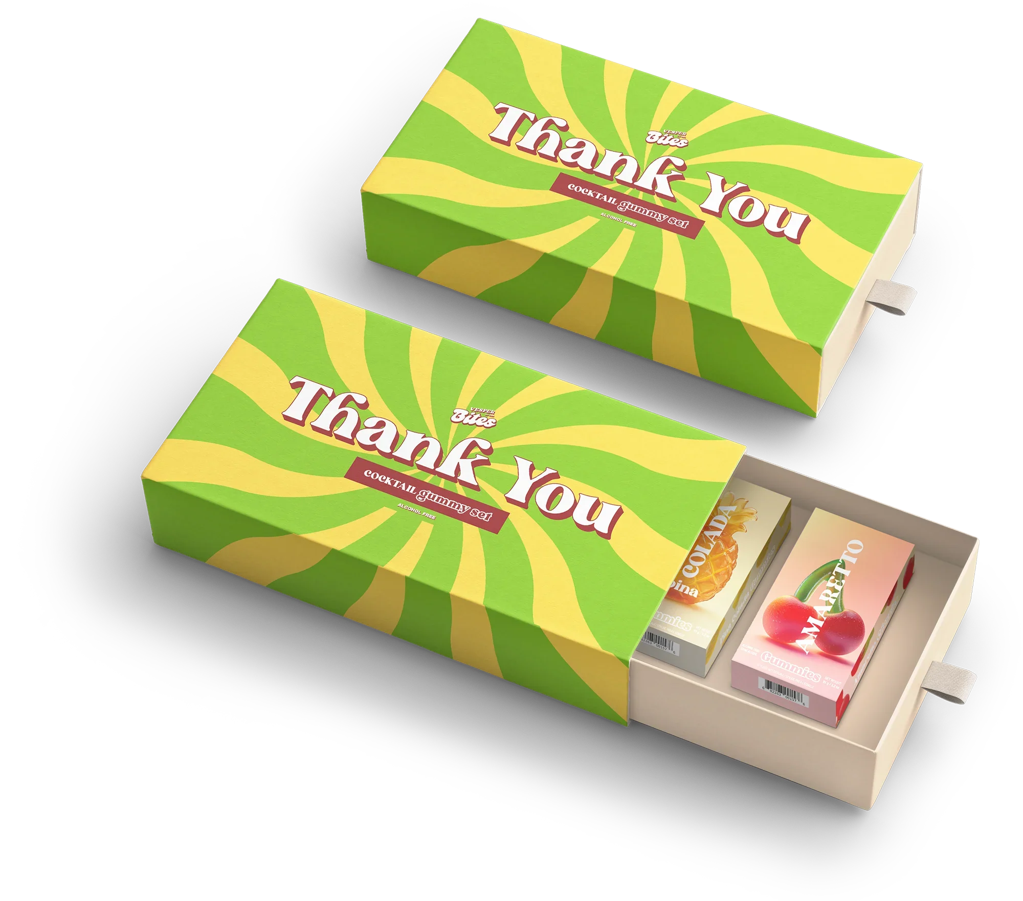 Thank You Cocktail Gummy Gift Set