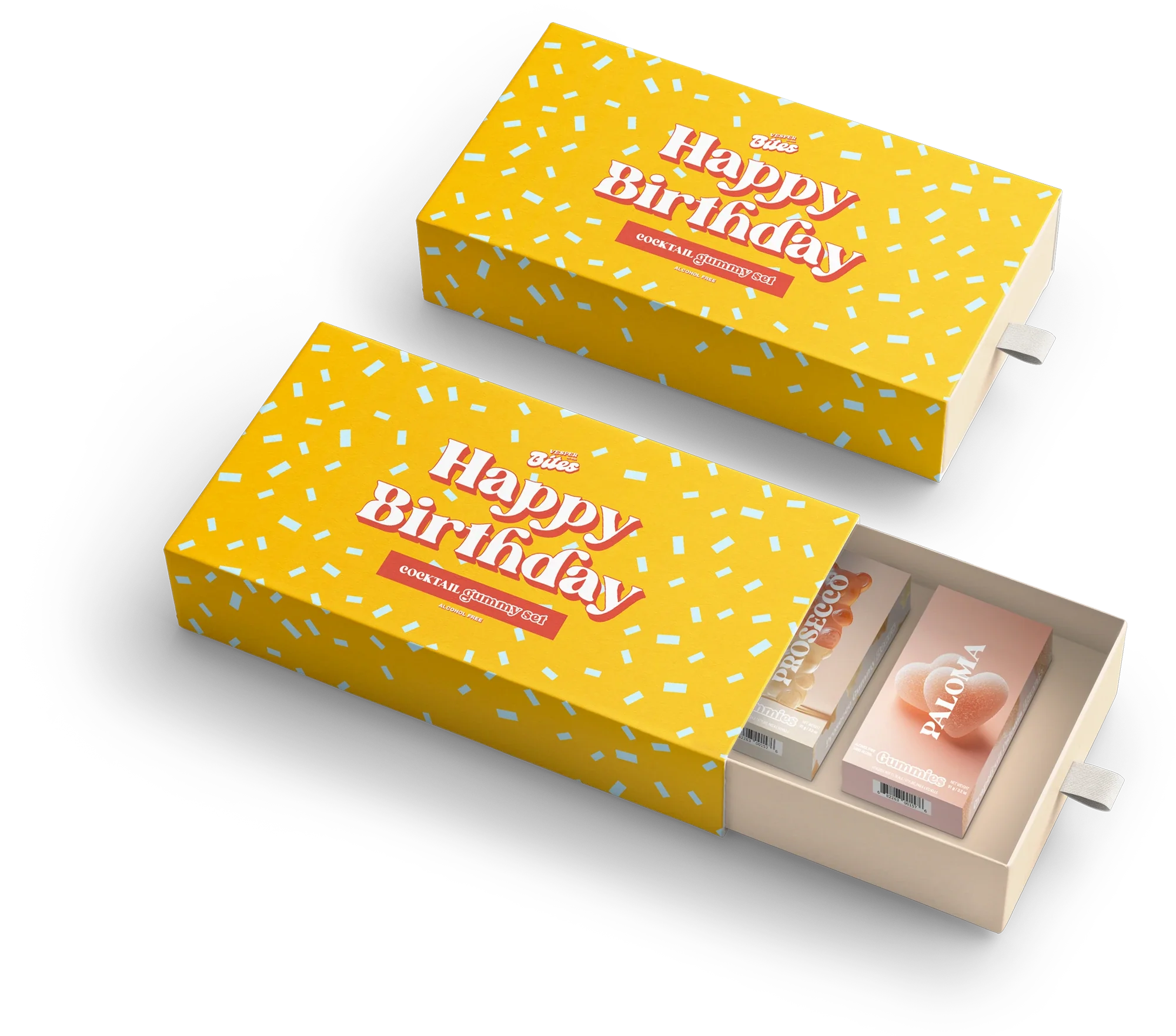 Happy Birthday Cocktail Gummy Gift Set