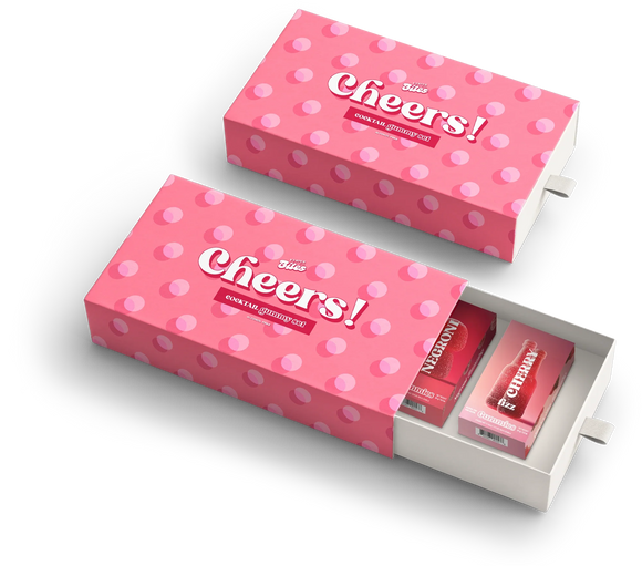 Cheers! Cocktail Gummy Gift Set