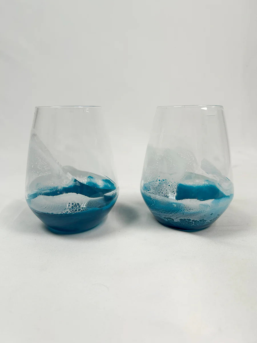 Resin Coated Entertaining Glasses (Set of 2) - 0