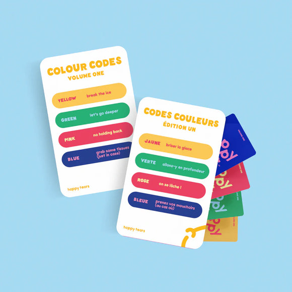 Happy Tears Volume One - bilingual conversation cards