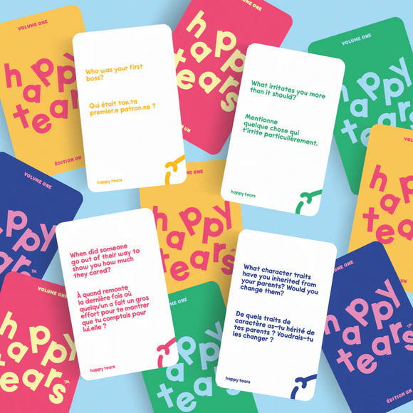 Happy Tears Volume One - bilingual conversation cards